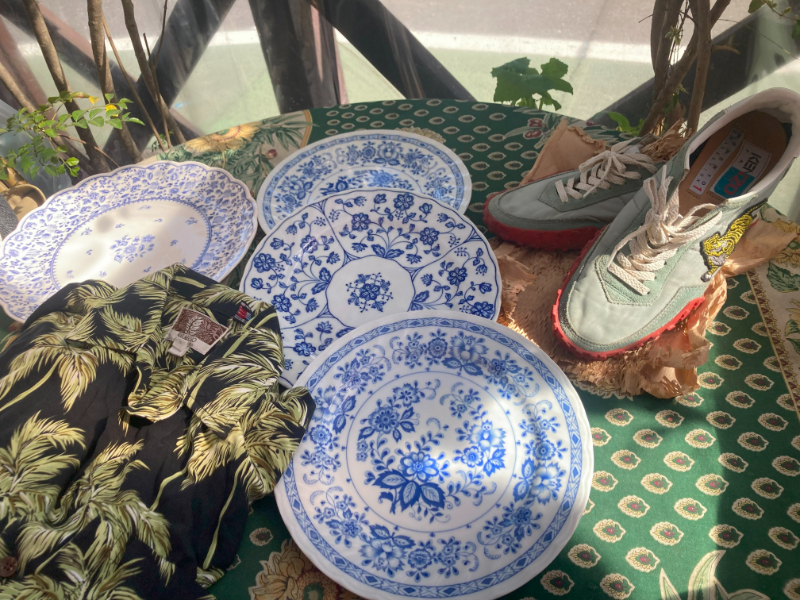 フリーマーケットでゲットした品々