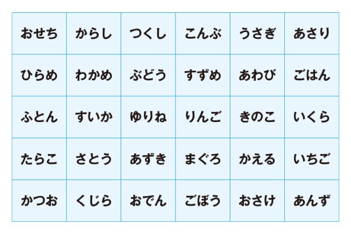 頭の回転速度を鍛える問題【1】(目標時間30秒)|介護のなかま会員限定ダウンロードコンテンツ
