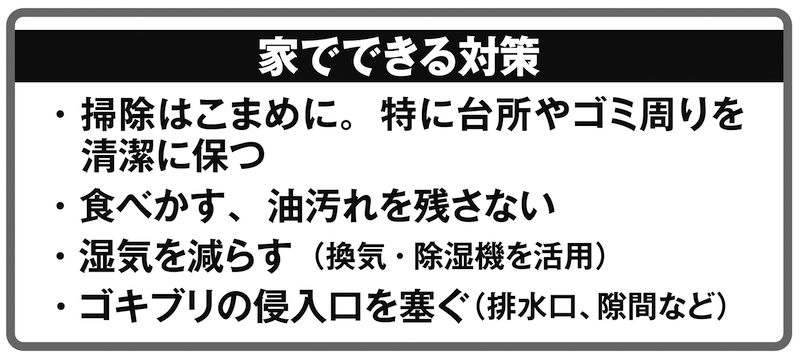 ゴキブリが寄りつかない家を目指す