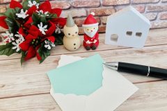 クリスマスオブジェとレターセット