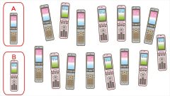 週刊脳トレ｜同じ形状のものだけを選び出して数える「どっちが多い？」