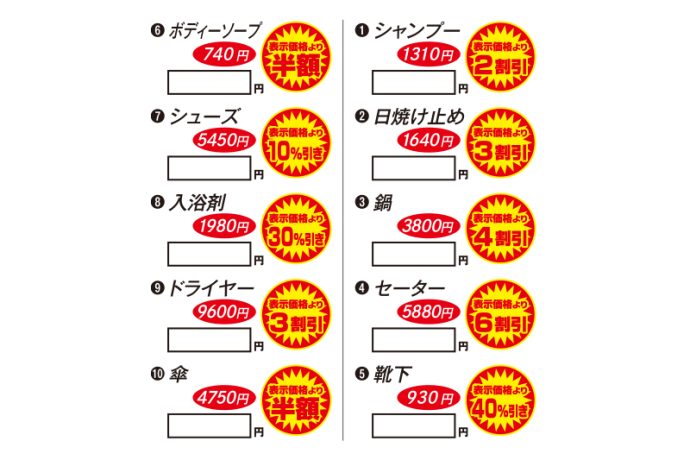 運転免許認知機能検査に備える問題【3】（目標時間2分）｜介護のなかま会員限定ダウンロードコンテンツ