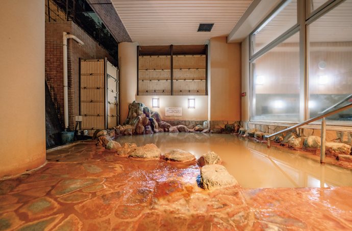 源泉掛け流しの温泉を気兼ねなく満喫しよう（写真は蓮田オークプラザ駅前温泉館）