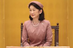 「第58回愛育班員全国大会」に出席された秋篠宮妃紀子さま（2026年4月21日、Ph／JMPA）